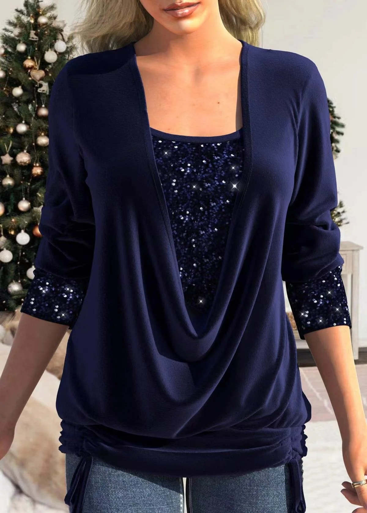 Melanie | Glamour Sparkle Top - Image 8