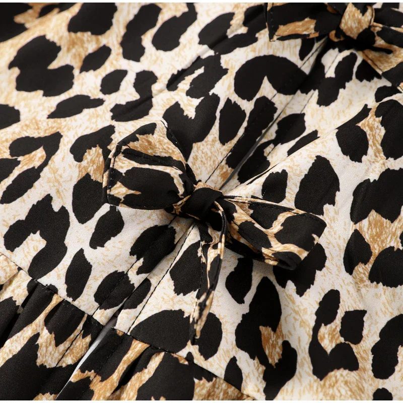 Melissa® | Leopard Lace Blouse With Bubble Sleeves - Image 5