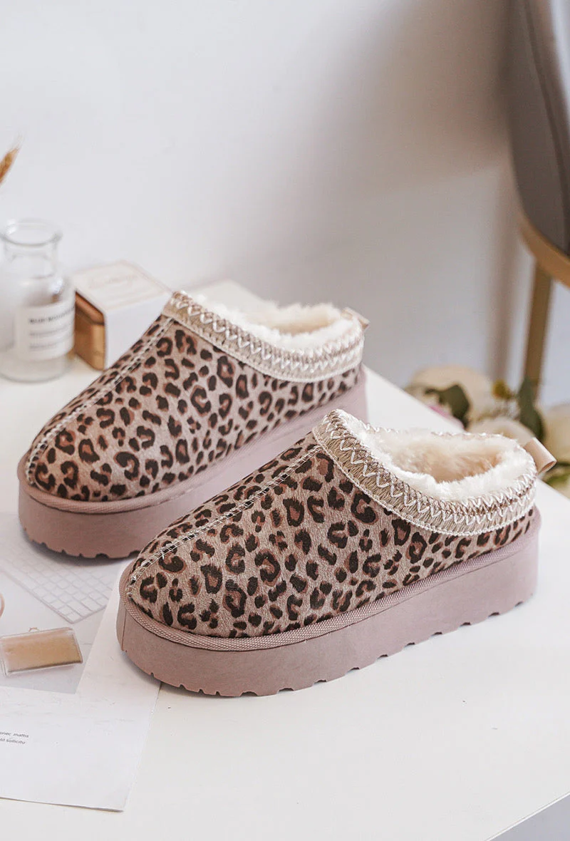 Merced® | Warm Leopard Slippers - Image 3