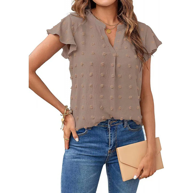 Merced® | Women'S Blouse Shirt With Ruffle Sleeves - Image 11