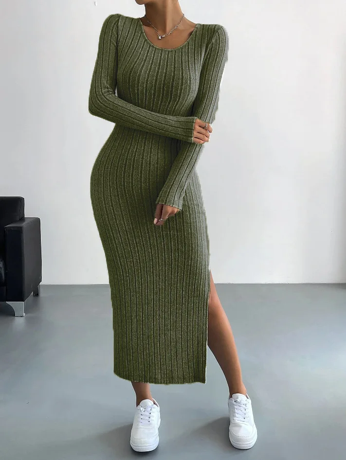 Mercedes® | Women's long-sleeved knitted dress - Image 2