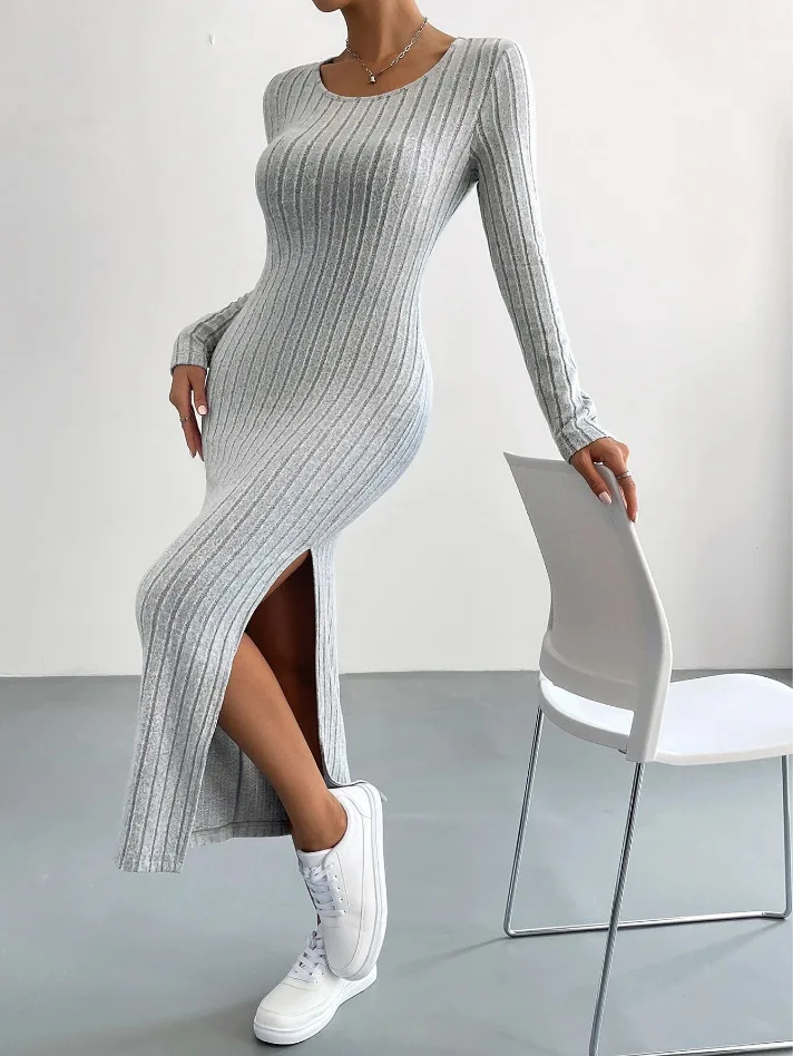 Mercedes® | Women's long-sleeved knitted dress - Image 5