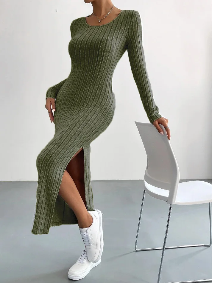 Mercedes® | Women's long-sleeved knitted dress - Image 6