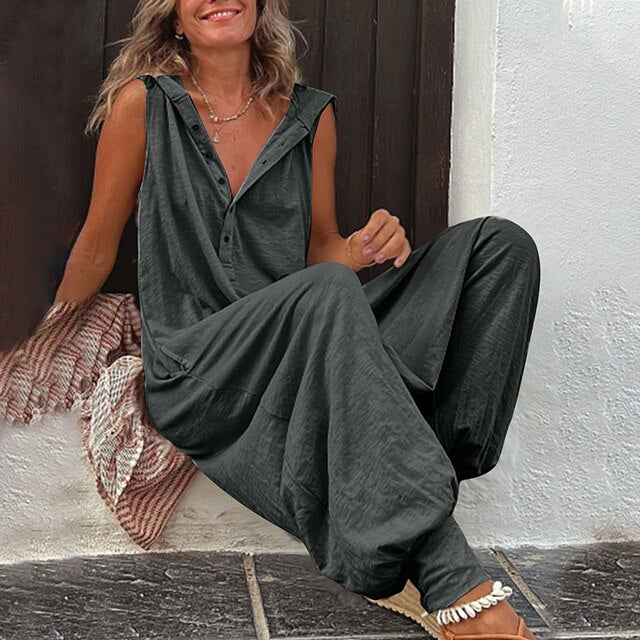 Mercedes® | women's sleeveless jumpsuit - Image 2
