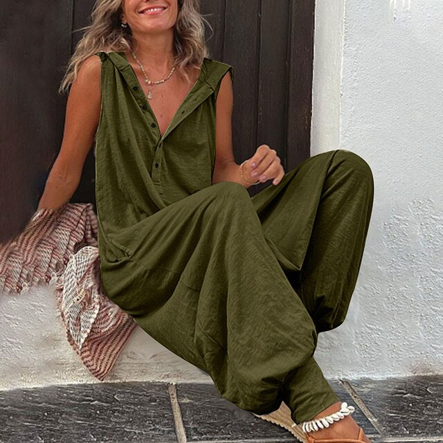 Mercedes® | women's sleeveless jumpsuit - Image 4