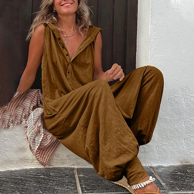 Mercedes® | women's sleeveless jumpsuit - Image 5