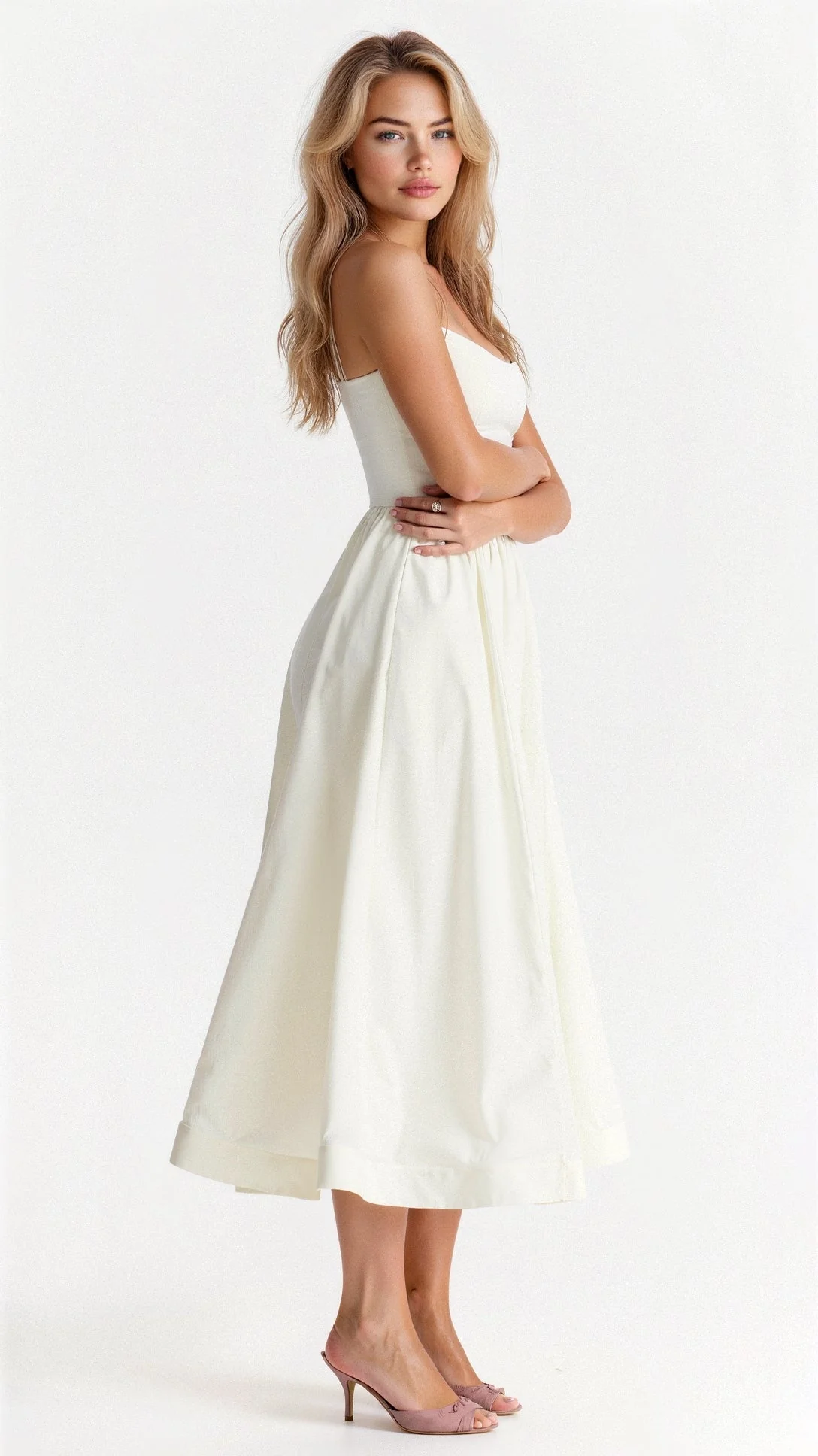 Mia® | Elegant Off-The-Shoulder Midi Dress - Image 5