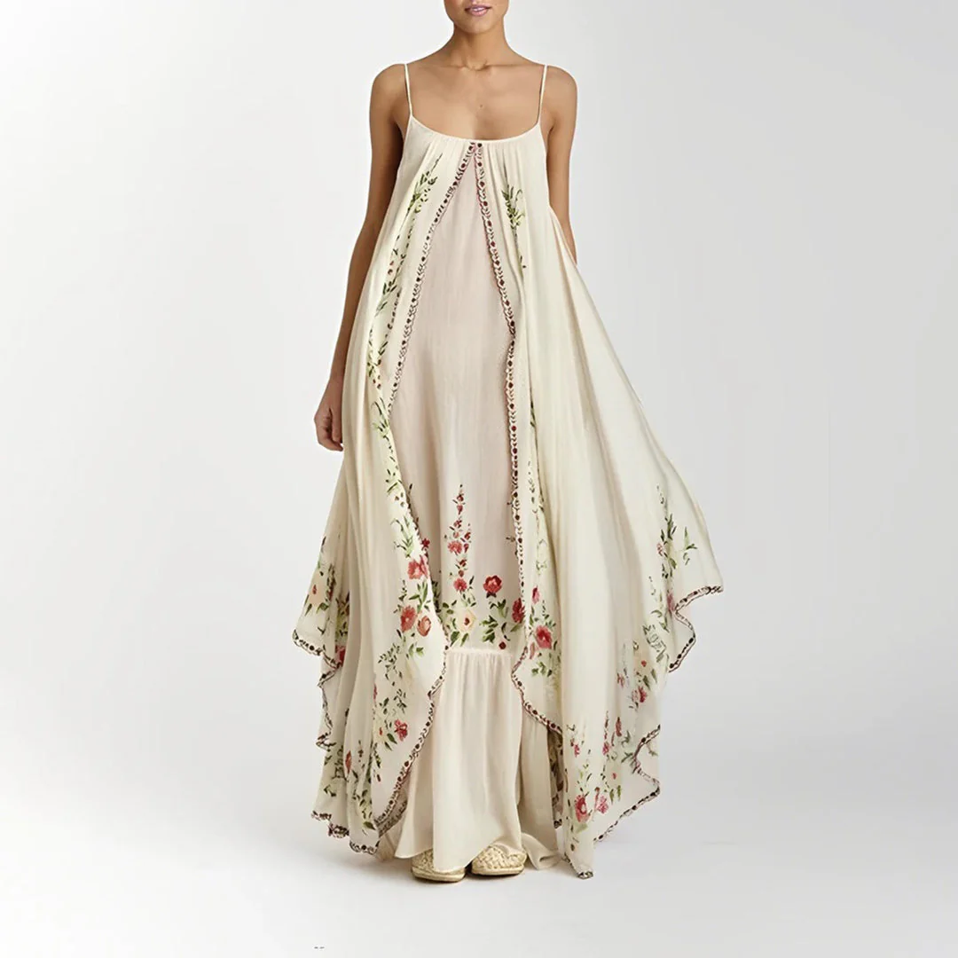 Mia® | Embroidered Boho Dress