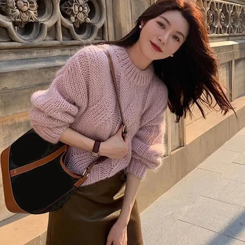 Mia | Oversized knit sweater for women - Image 2