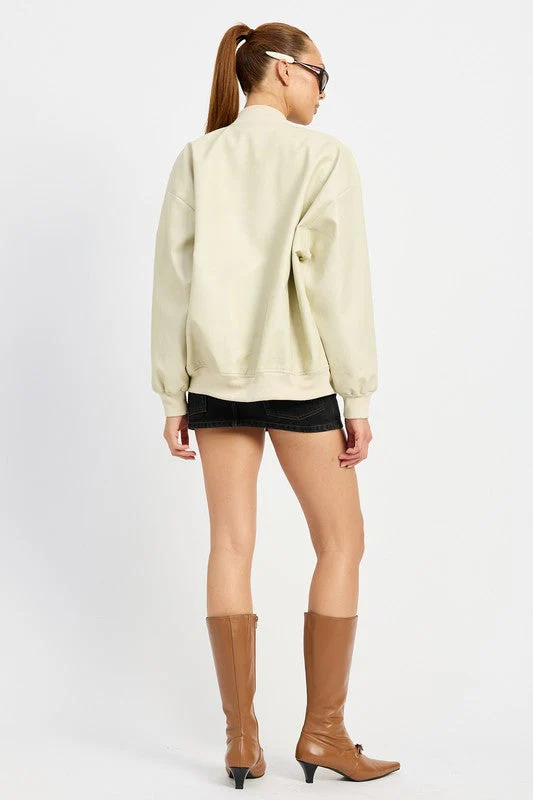 Mia | VINTAGE LEATHER BOMBER JACKET - Image 14