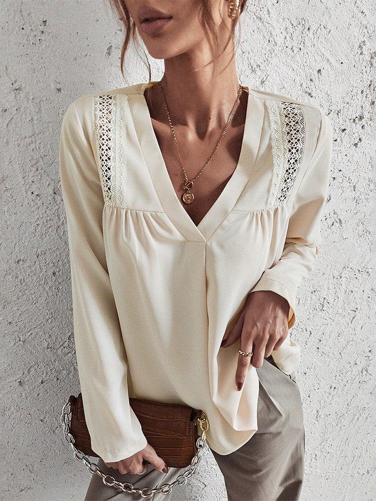 Micaela® | Casual V-Neck Blouse - Image 3