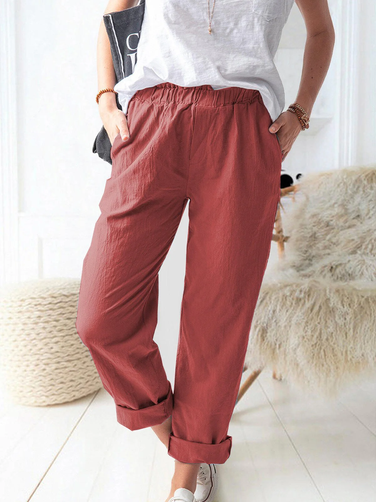 Micaela® | Linen Trousers For Women In A Relaxed Fit - Image 2