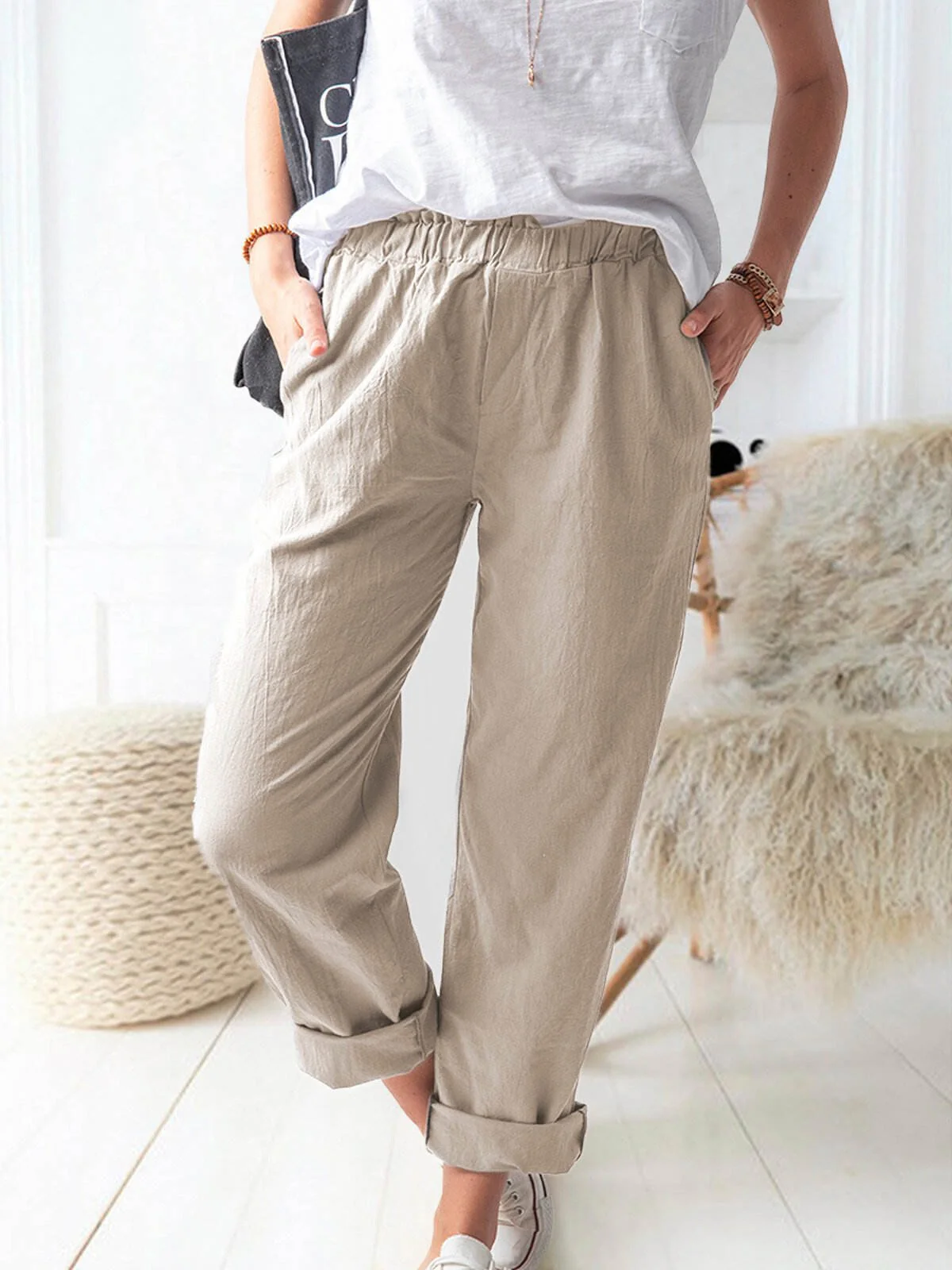 Micaela® | Linen Trousers For Women In A Relaxed Fit - Image 3