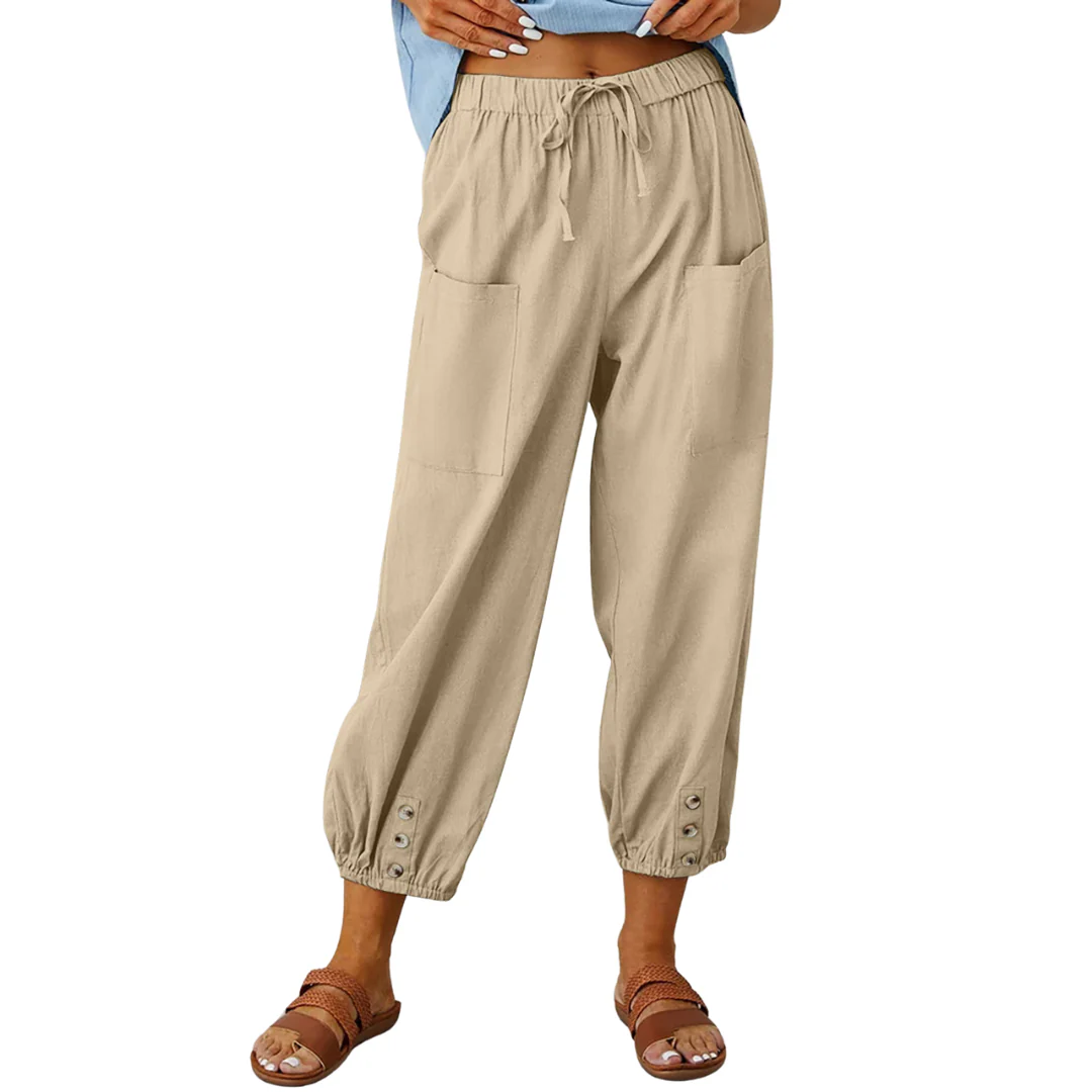 Milagros® | Chic Loose Linen Pants For Summer - Image 4