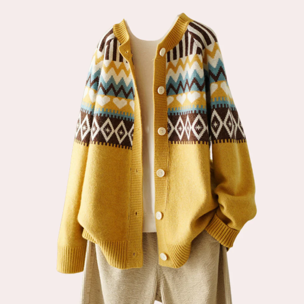 Milagros | Elegant and casual winter cardigan - Image 2