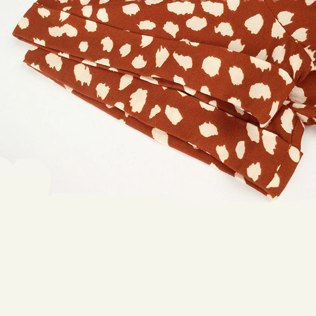 Milagros® | Printed V-Neck Dress - Image 11