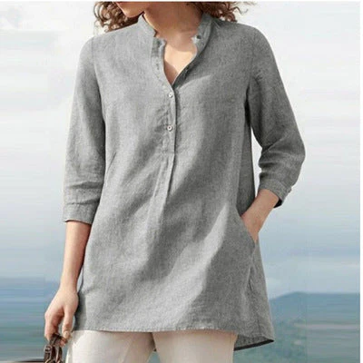Mildred® | Elegant Leinenblouse - Image 4