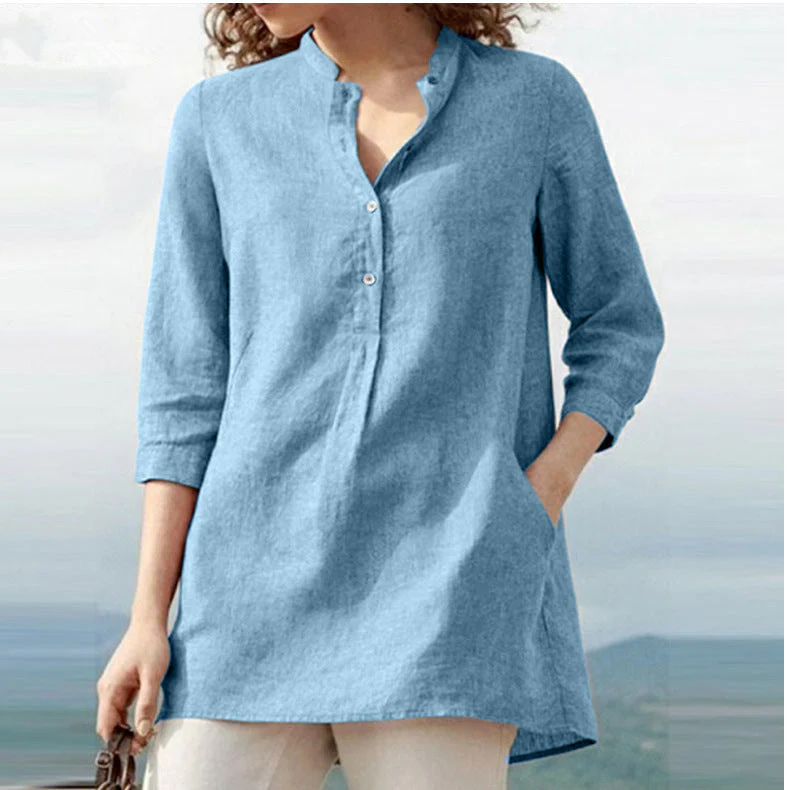 Mildred® | Elegant Leinenblouse - Image 6