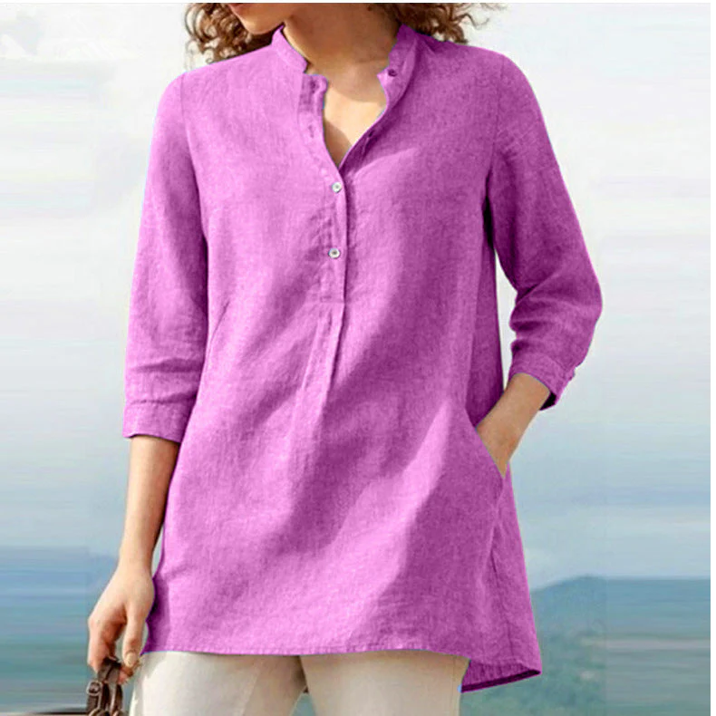 Mildred® | Elegant Leinenblouse - Image 8