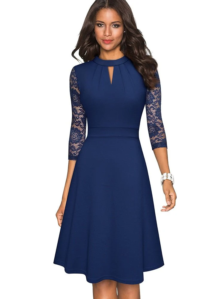 Milica® | Lace Cocktail Dress - Image 3