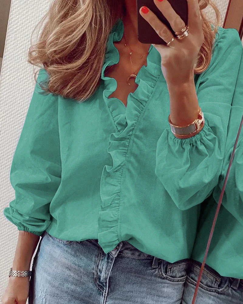 Minerva® | Women'S Plain Linen Blouse - Image 2