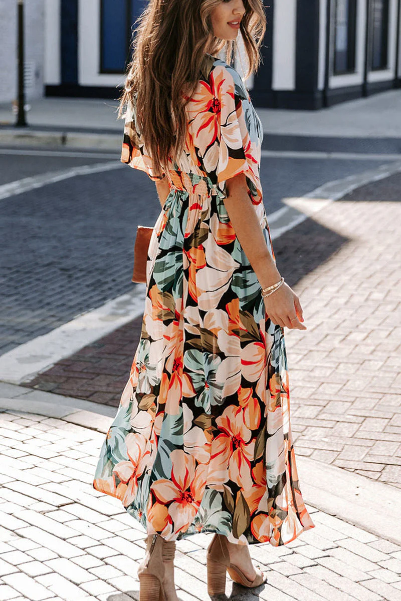 Miranda® | V-Neck Dress With Slit - Image 3