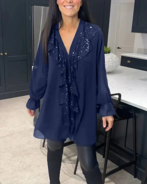 Miren® | Blouse With Elegant Ruffles - Image 2