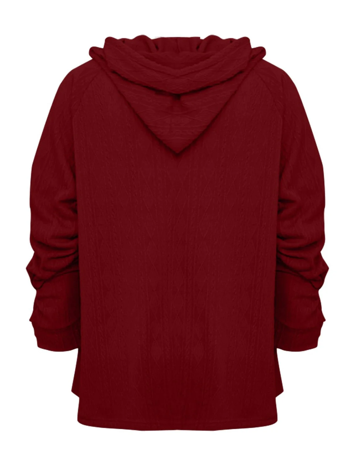 Miriam | Full size long sleeve drawstring hoodie - Image 25