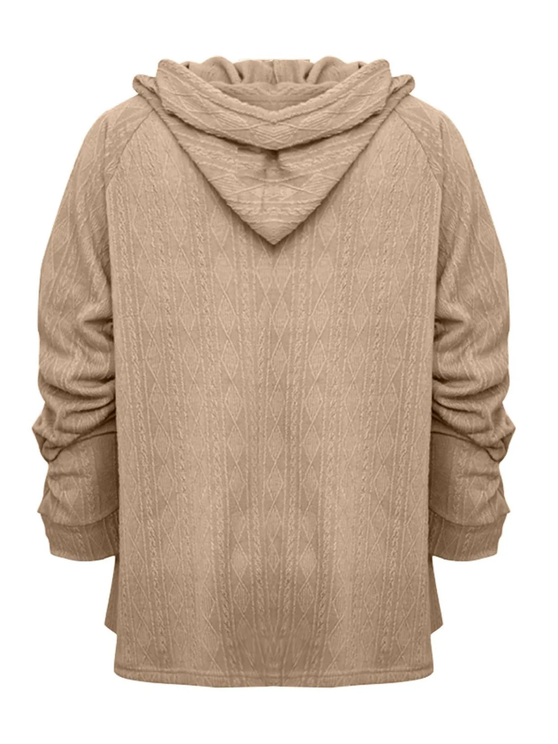 Miriam | Full size long sleeve drawstring hoodie - Image 4