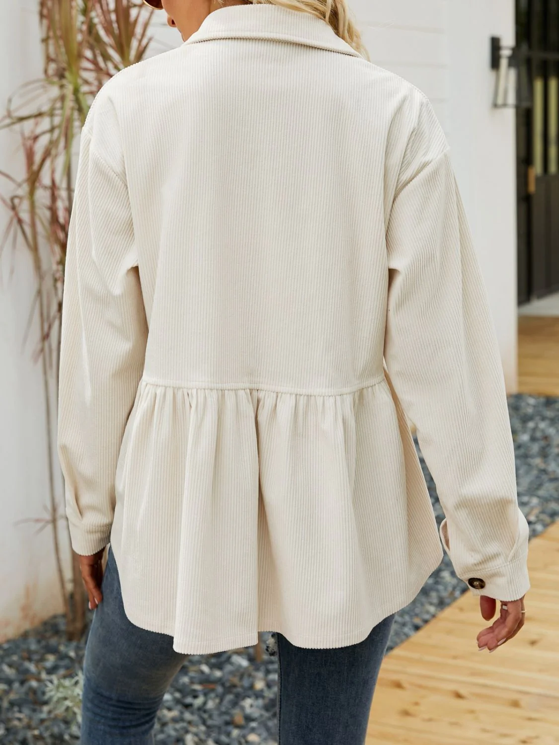 Mirjam | Button-down, long-sleeved shirt - Image 3