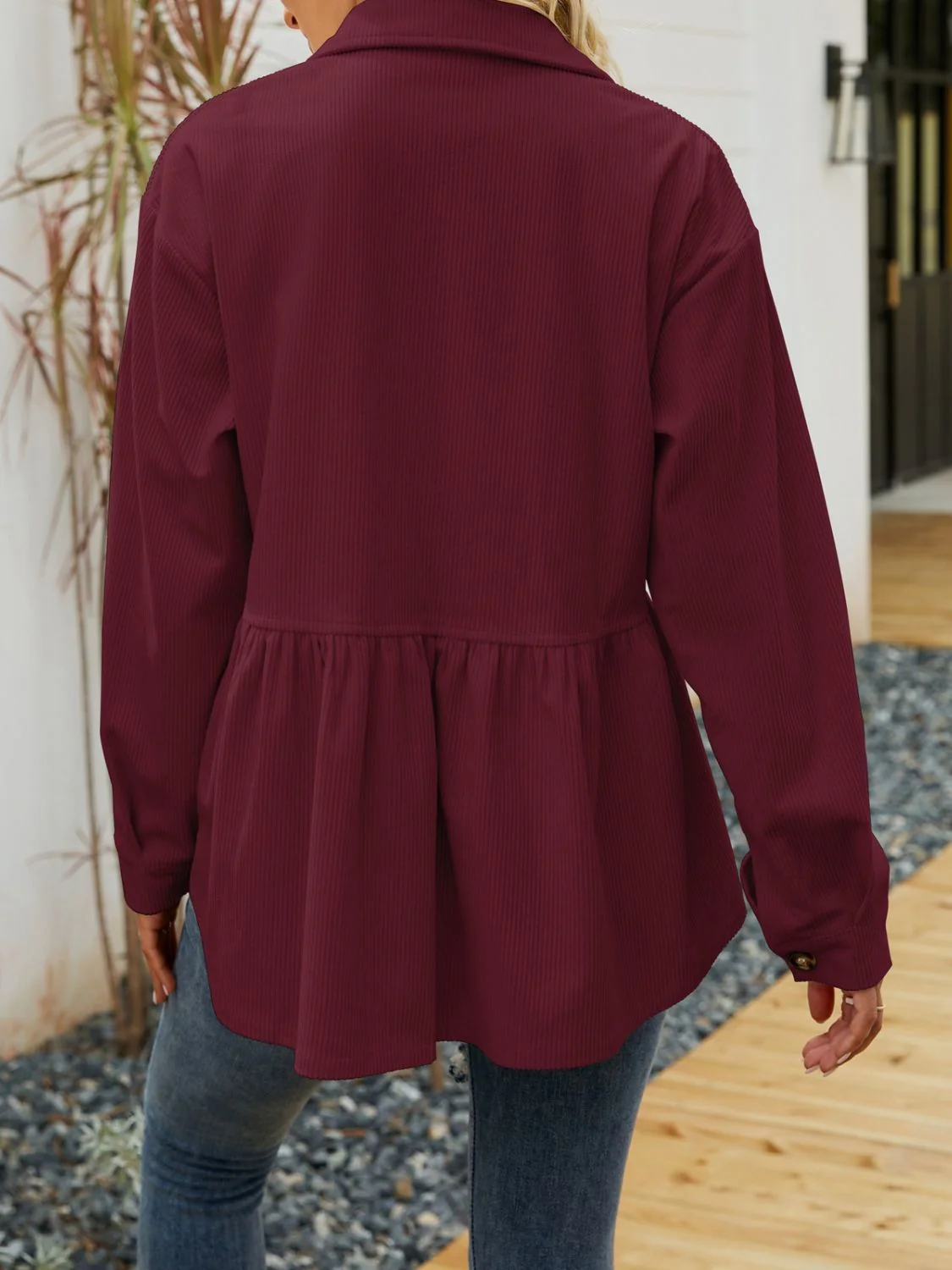 Mirjam | Button-down, long-sleeved shirt - Image 9