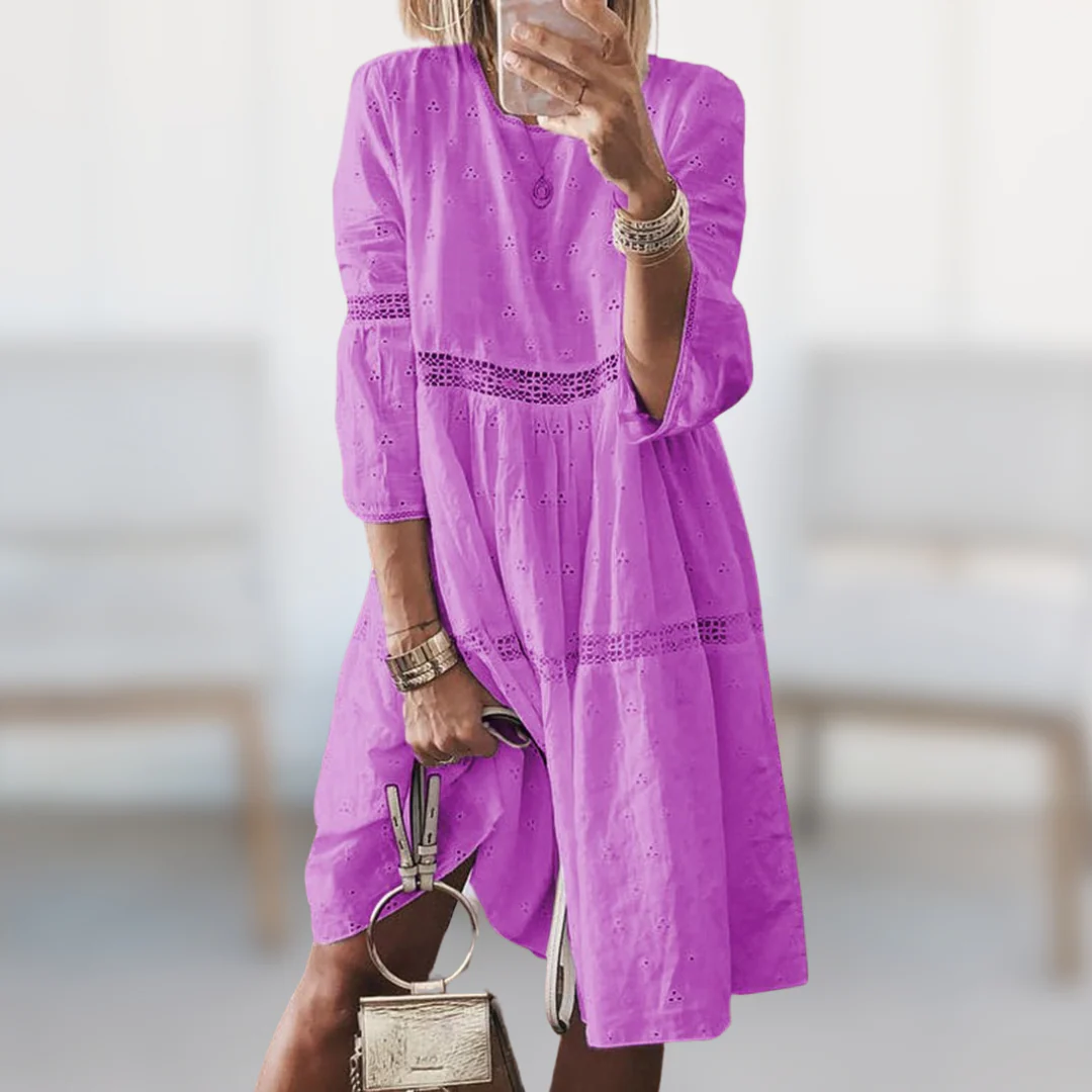 Mónica® | Elegant Embroidered Dress