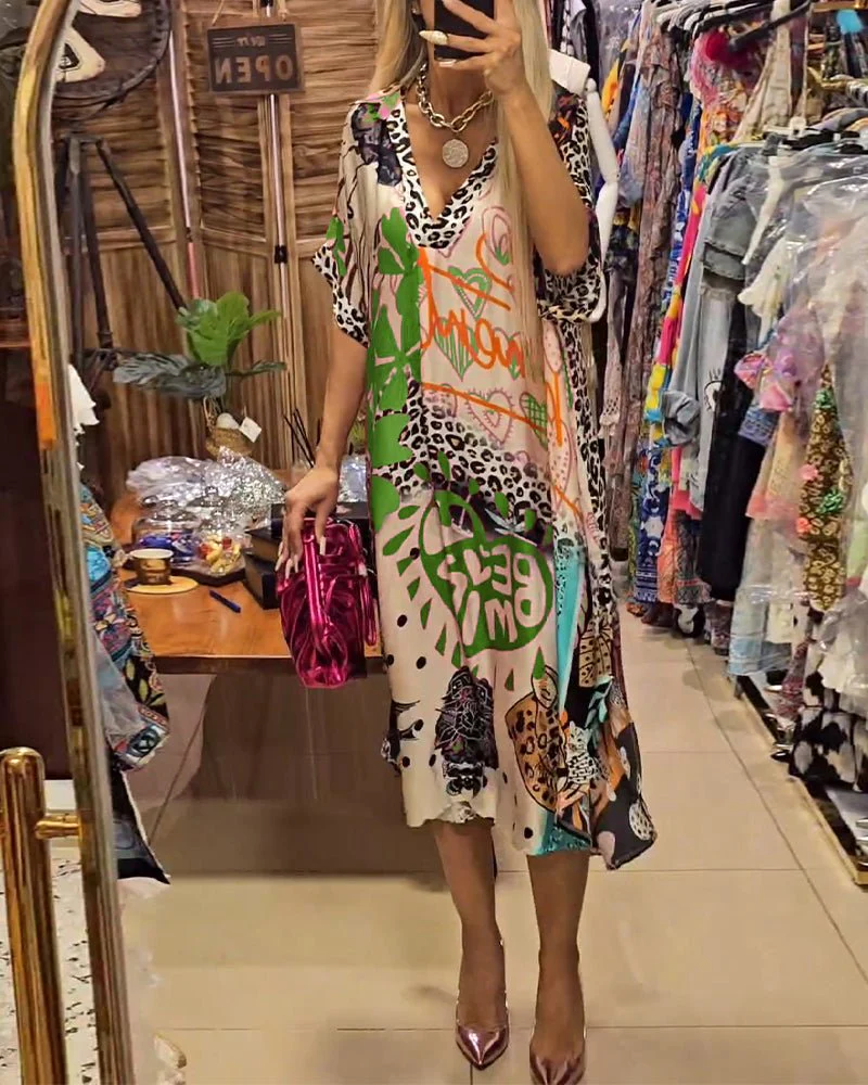 Mónica® | Elegant V-Neck Dress - Image 8