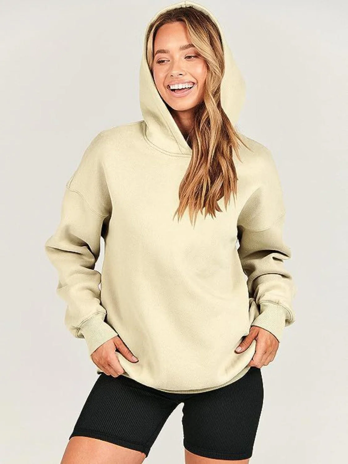 Monica | Long-sleeved hoodie with dropped shoulders - Image 20