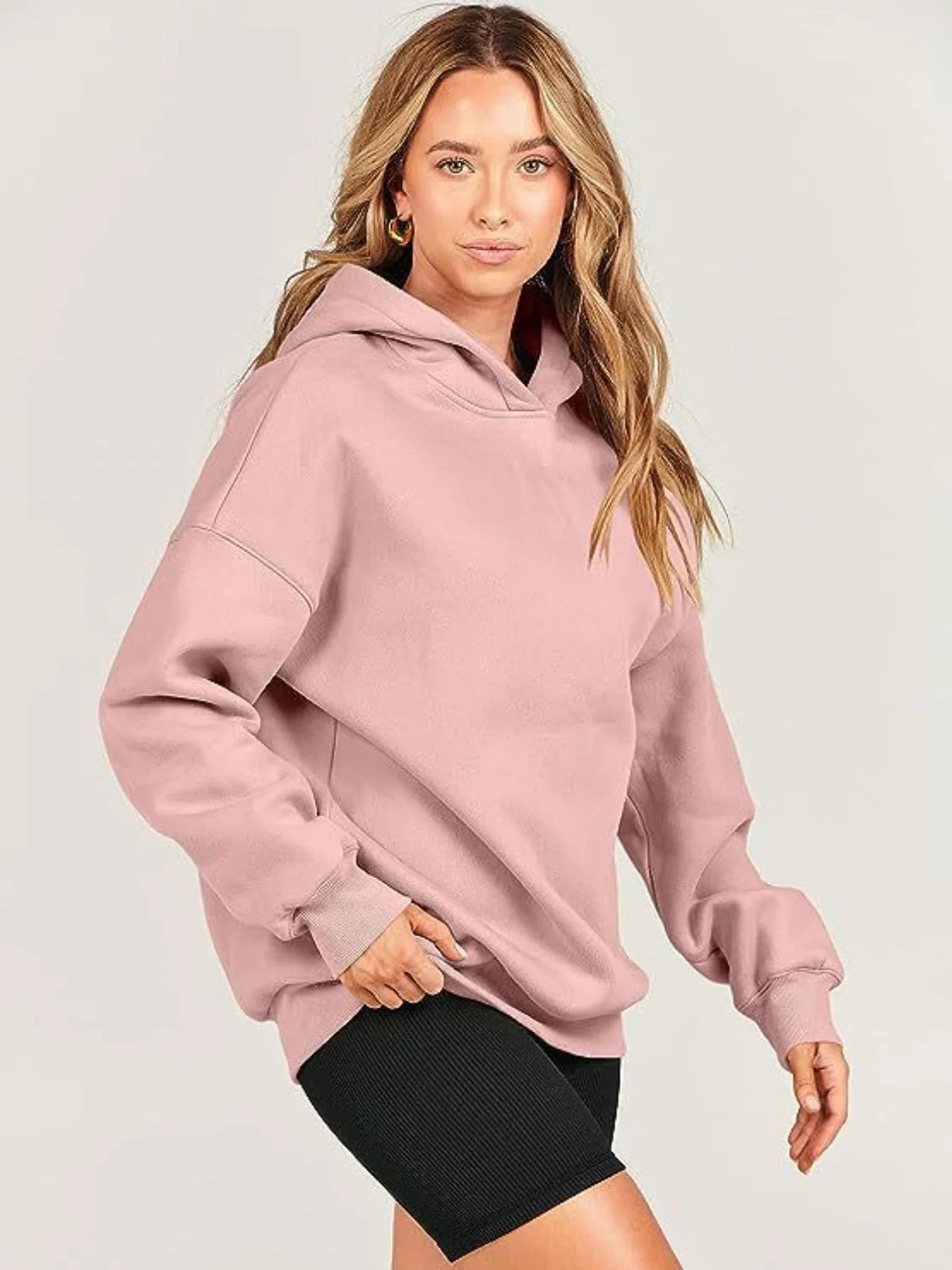 Monica | Long-sleeved hoodie with dropped shoulders - Image 8
