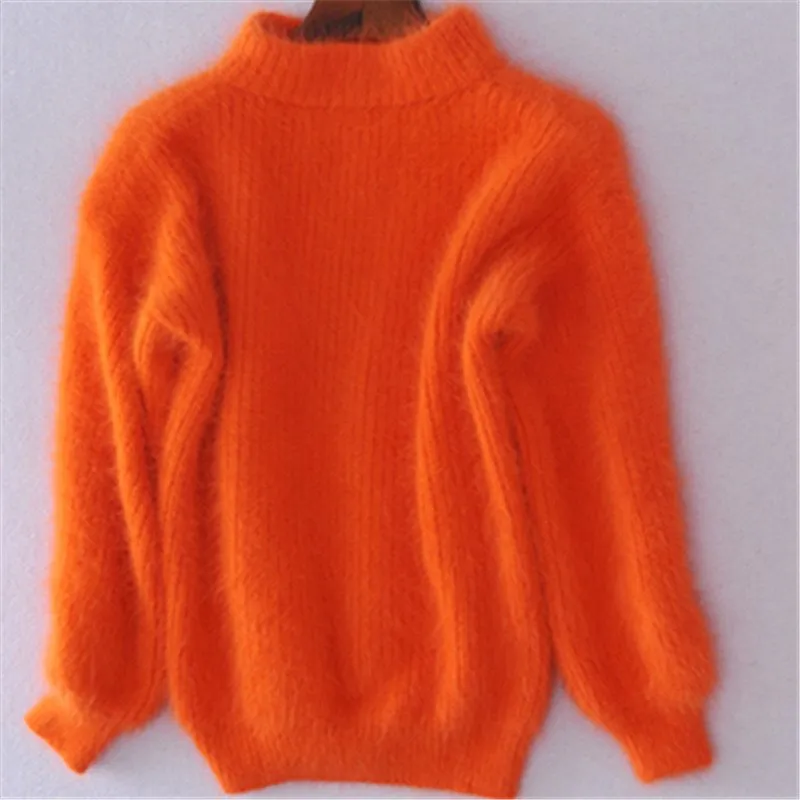 Mónica® | Vintage angora-style sweater: loosely knitted and plain. - Image 6