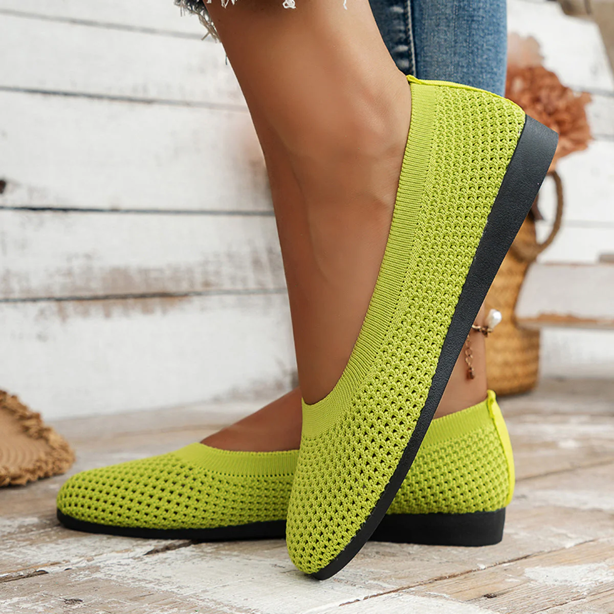 Mónica® | Women'S Breathable Knit Ballet Shoes - Image 13