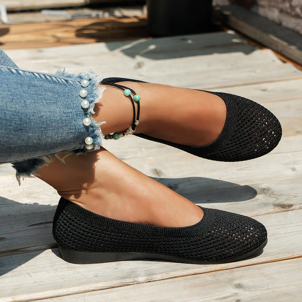Mónica® | Women'S Breathable Knit Ballet Shoes - Image 6