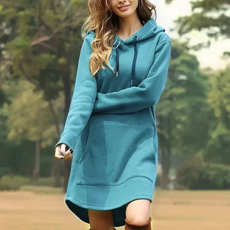 Monica® | Women's hooded sweater dress - Image 2