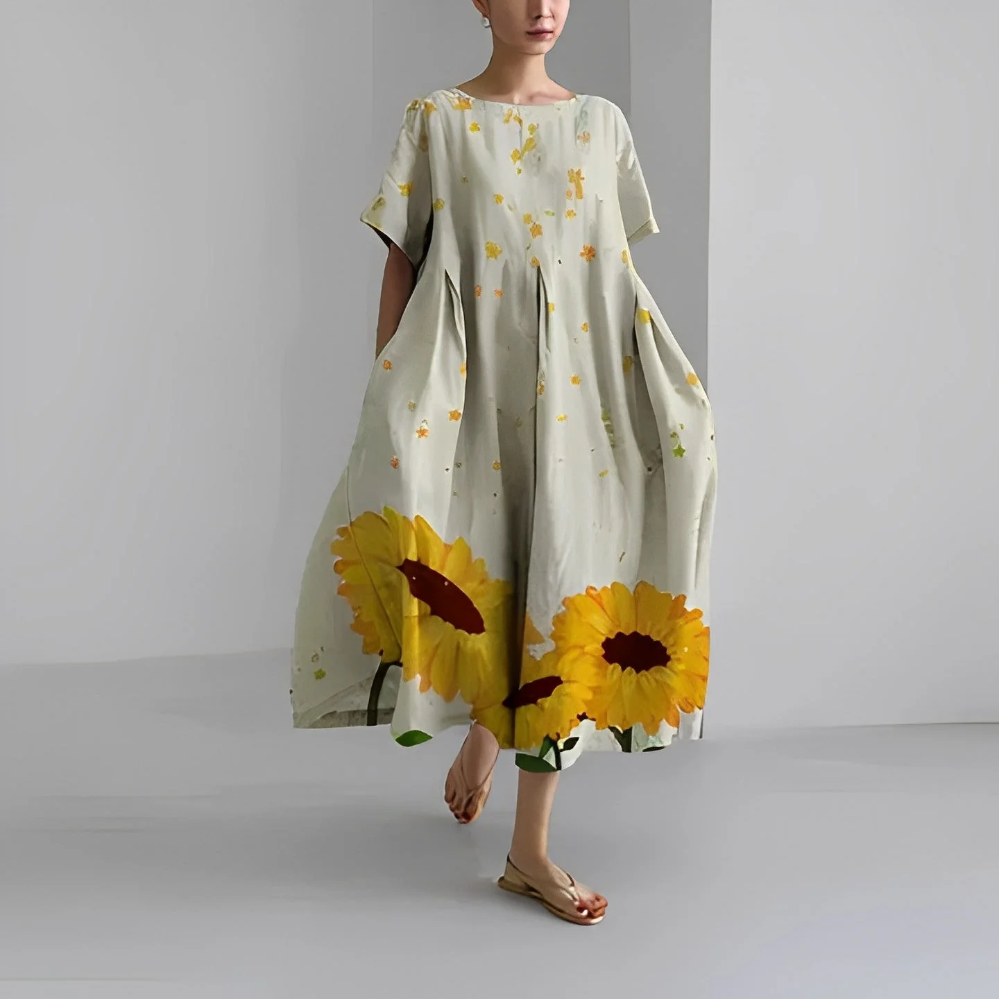 Monserrat® | Boho Floral Dress Loose Dress - Image 4