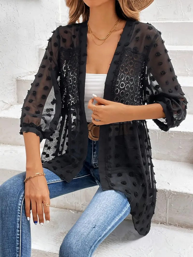 Muriel® | Elegant Long Sleeve Lace Top - Image 3