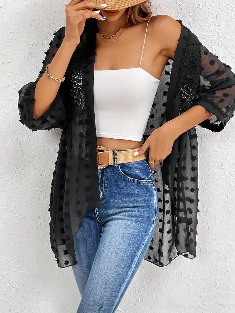 Muriel® | Elegant Long Sleeve Lace Top - Image 4