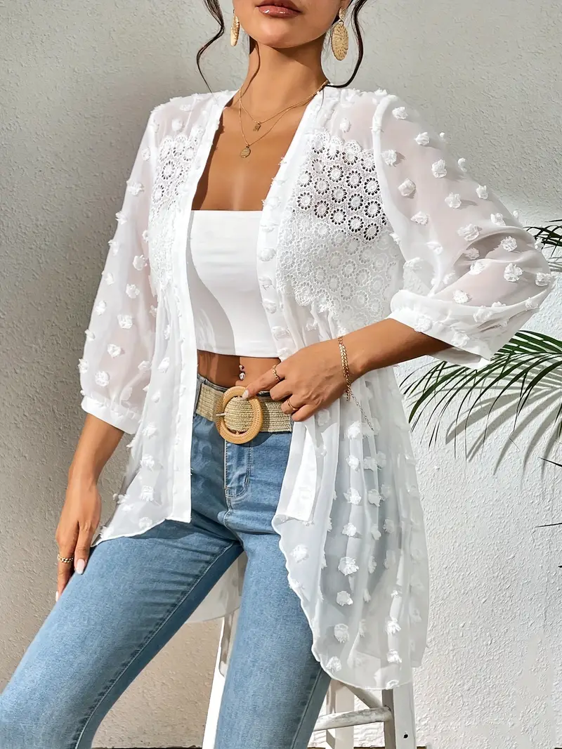 Muriel® | Elegant Long Sleeve Lace Top - Image 7
