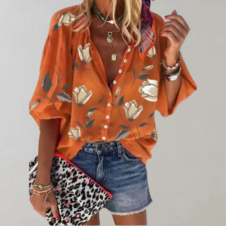 Myriam® | Trendy Floral Blouse - Image 3