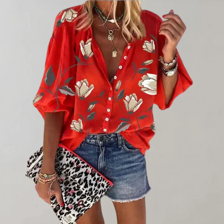 Myriam® | Trendy Floral Blouse - Image 4