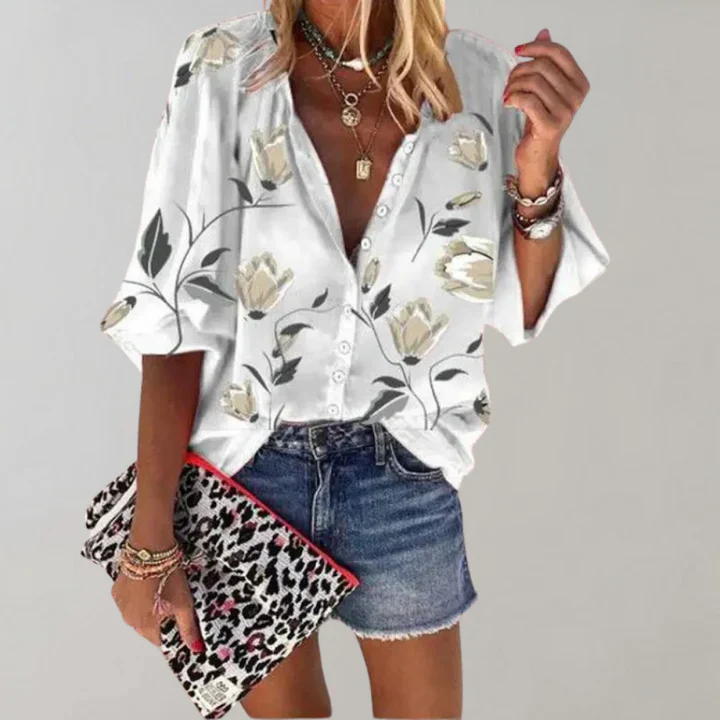 Myriam® | Trendy Floral Blouse - Image 5
