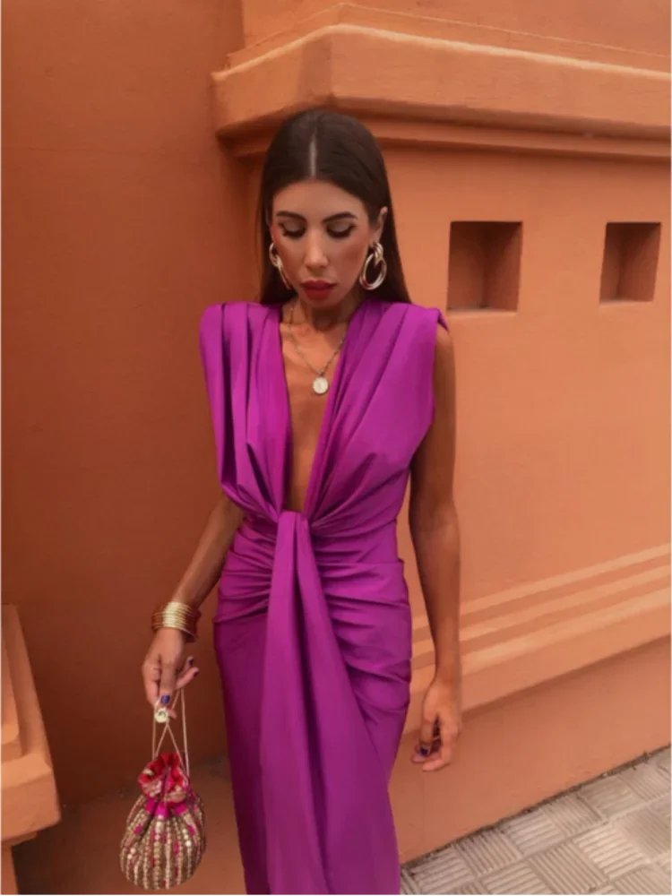 Nadia® | Elegant Silk Party Dress - Image 3