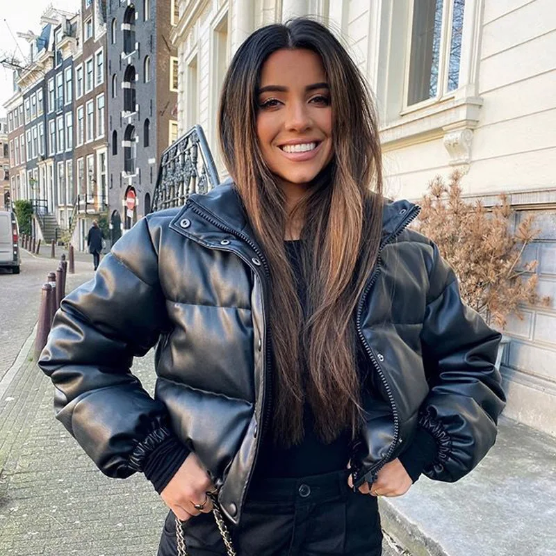 Nadia | Elegant women's leather jacket - Image 3