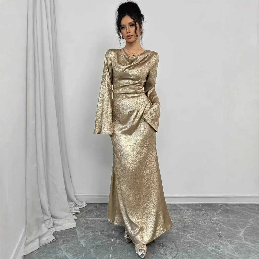 Nadia® | Women'S Evening Dress With Shiny Surface - Image 2