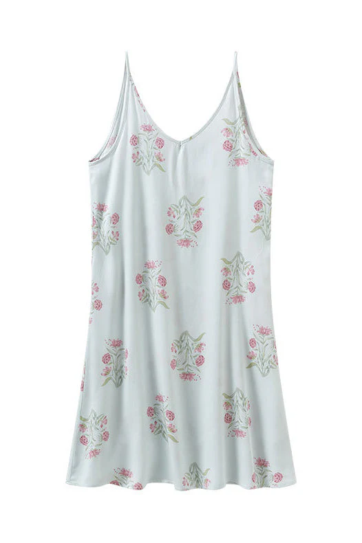 Nahir® | Printed Camisole Dress With Crossed Straps At The Back - Image 4